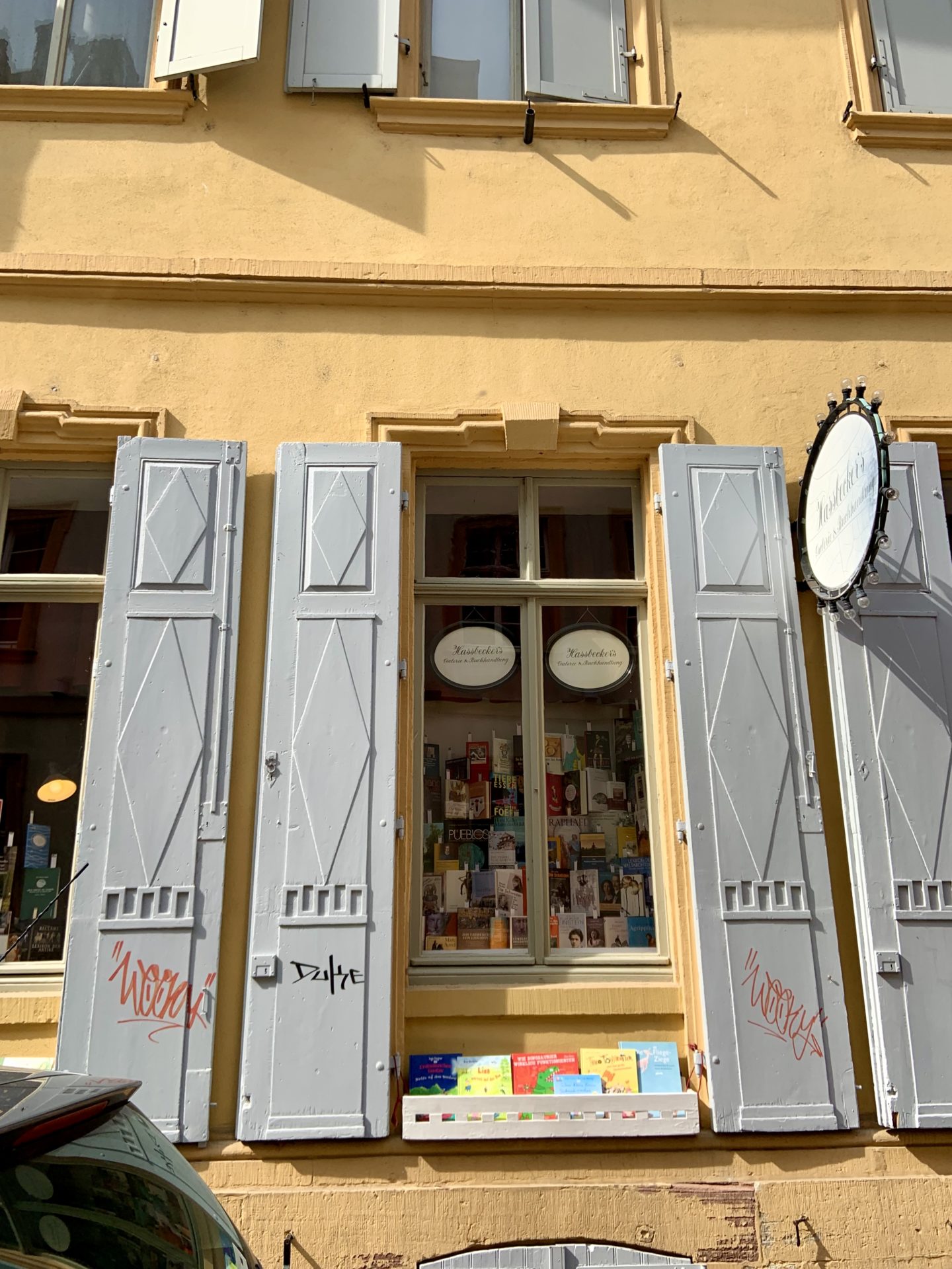 Cute bookshop in Heidelberg