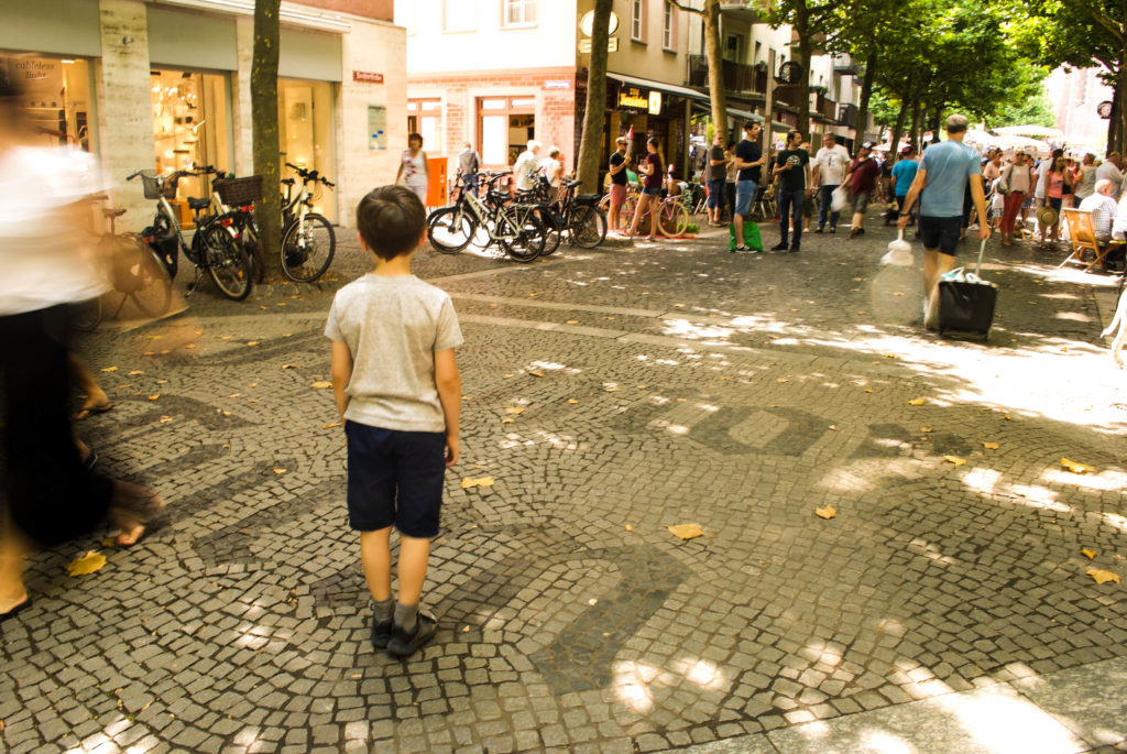 Pedestrianized streets of Mainz