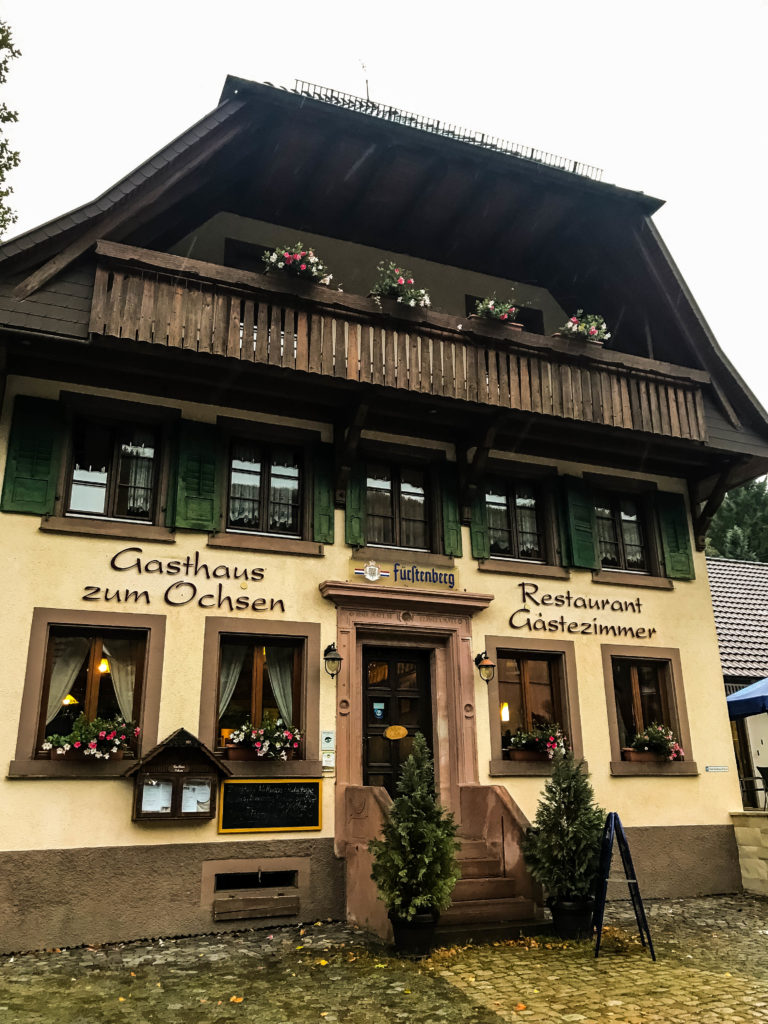 The lovely cozy Gasthaus we stayed in, in the Black Forest